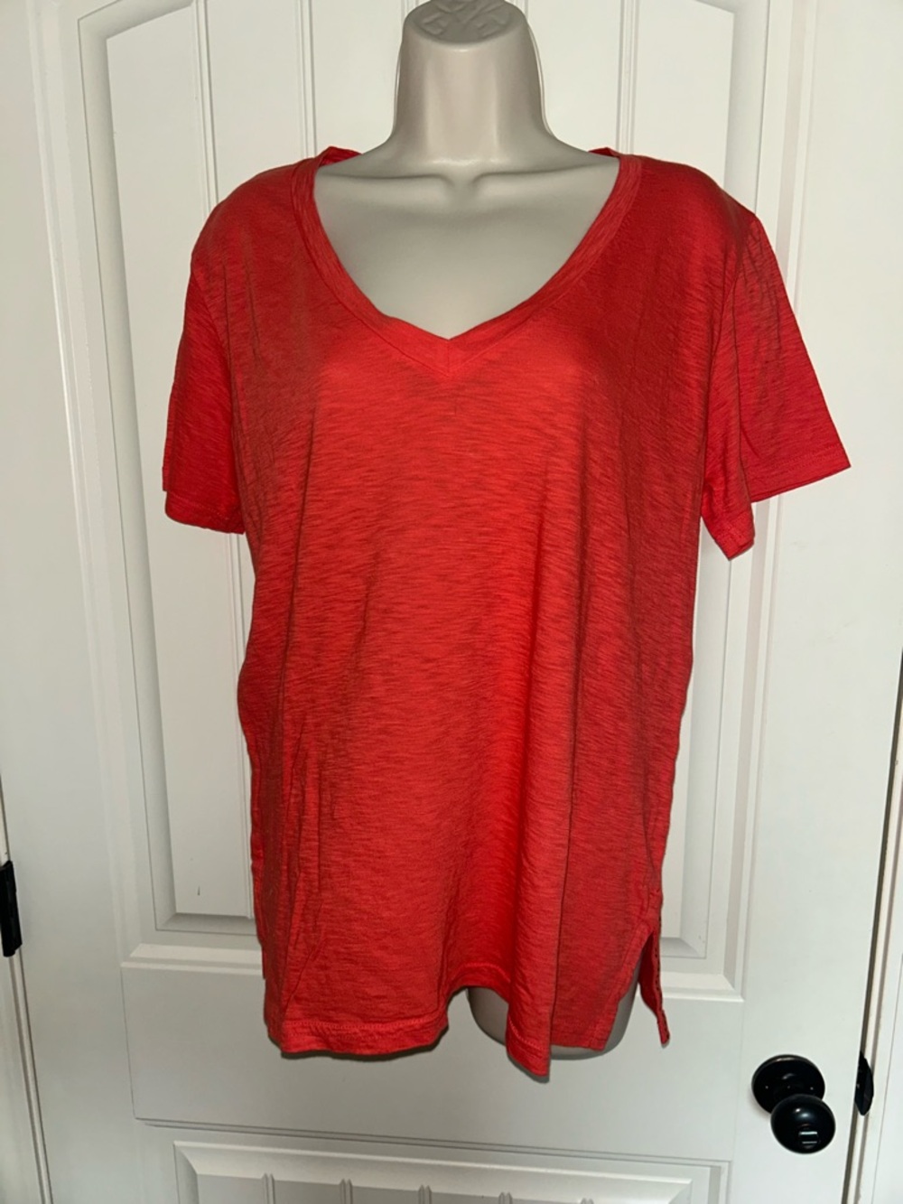 NEW Michael Stars Women’s V-Neck Short Sleeve Top - Melin Sz OS